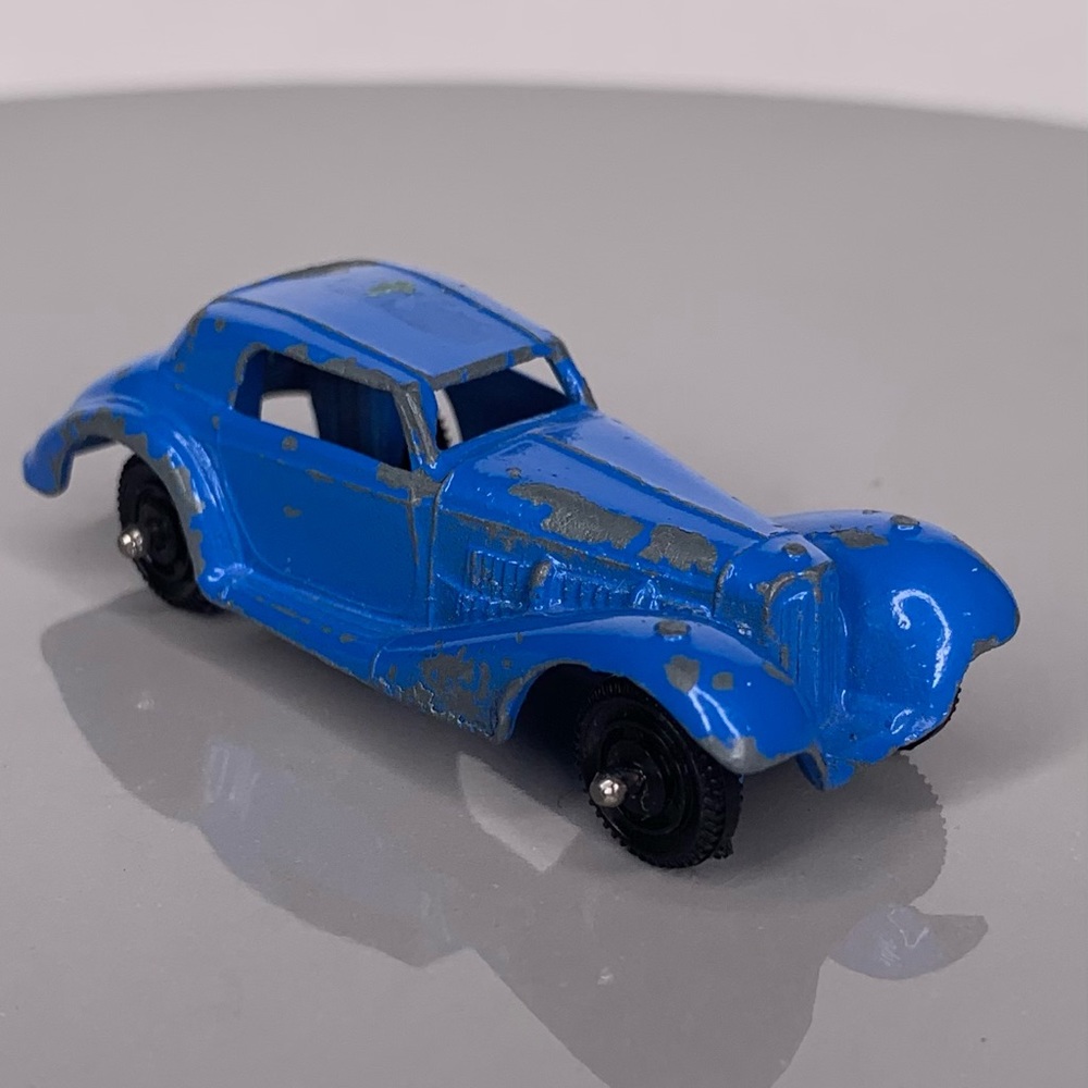 Tootsie Toy Mercedes Benz Coupe Blue